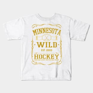 Vintage Wild Hockey Kids T-Shirt